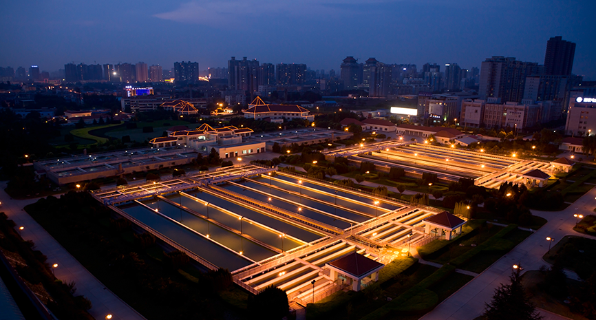 樂(lè)游原水廠(chǎng)夜景